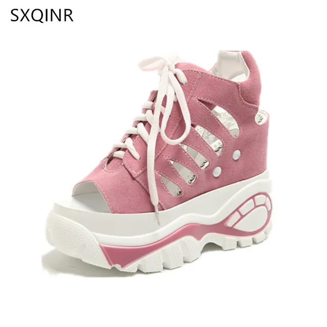 Women Sandals 2017 Casual Rome Summer Shoes Fashion Hollow wedges Gladiator Sandals Women High Heel Sandals 