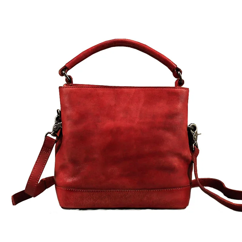 

Vintage Designer Natural Cow Leather Hand Painting Women Small Handbag Ladies Cross Bag Real Cowhide Female Casual Shoulder Bag