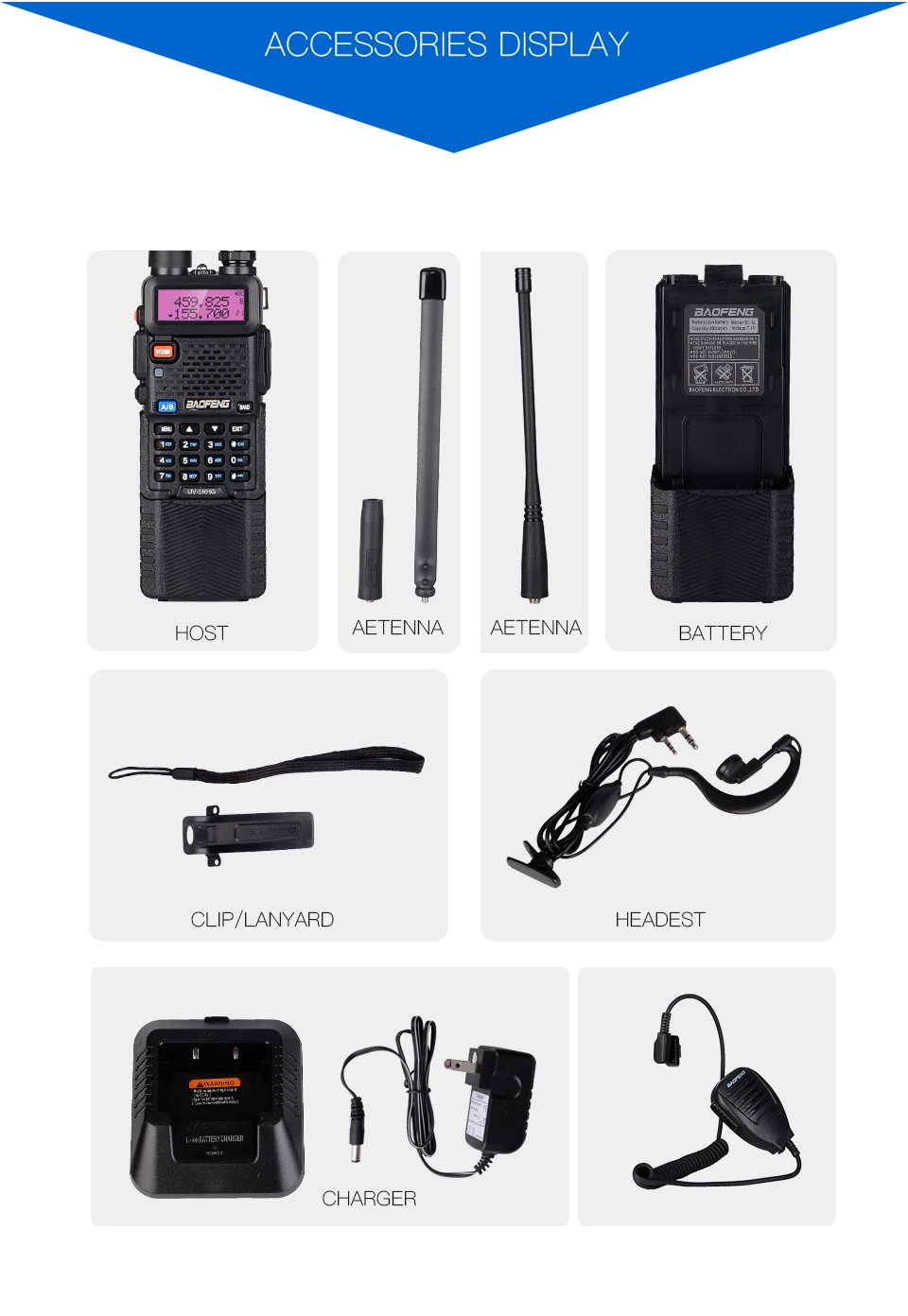 Baofeng UV-5R-HG 8 Вт портативной рации Tri-Мощность 3800 мАч 10 км двухдиапазонный 10 км Мощность ful 8 вт Long Range для Пеший Туризм CB uv5r радио