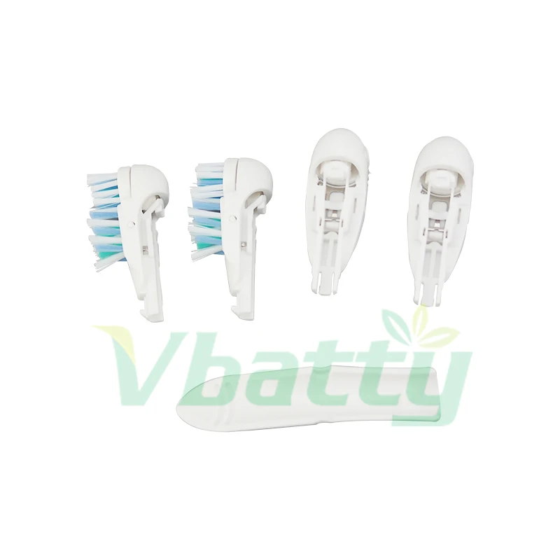 1Set/4pc 4734 Model Battery Toothbrush Head Soft Bristles Replacement for Oral B 4732/3733 Dual Clean Complete Brush Heads 1Set/4pc 4734 Model Battery Toothbrush Head Soft Bristles Replacement for Oral B 4732/3733 Dual Clean Complete Brush Heads