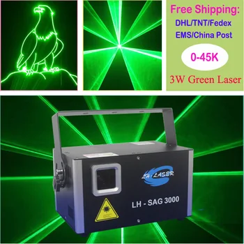 

Mini 520nm Green Pattern Laser Projector 3W LED Mix Effect DJ Stage Lighting