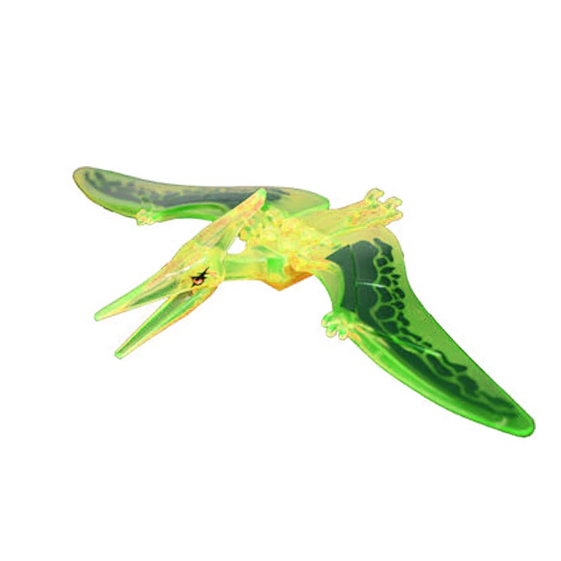 Jurassic Park Crystal Dinosaur World Wing Dragon Tyrannosaurus Assembling Toy DIY Model Building Blocks Gift for Kids Playmobil