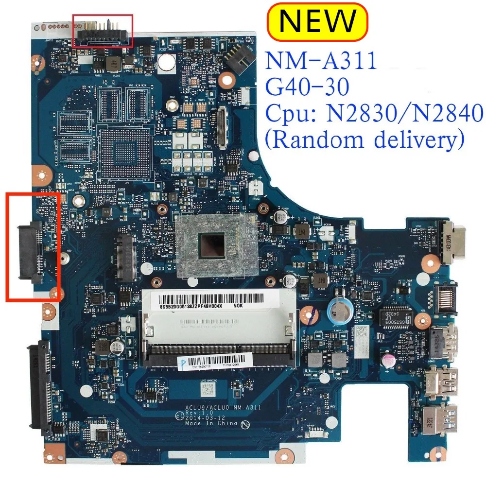 Рабочая для lenovo G40 G40-30 Материнская плата ноутбука ACLU9 ACLU0 NM-A311 материнская плата