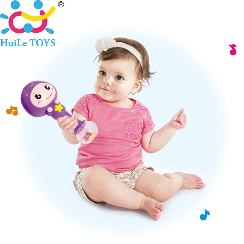 HUILE-TOYS-3101-Baby-Shaker-Sand-Hammer-Toy-Dynamic-Rhythm-Stick-Baby-Rattles-Kids-Musical-Party-Favor-Musical-Instrument-Toys-2
