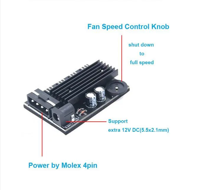 Компьютер Корпус Процессор кулер вентилятор охлаждения Скорость регулятор температуры fan Hub Питание Splitter по 4Pin или SATA бесплатная доставка