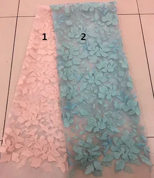 

Nigerian French Mesh Lace Material PWD18032272 Nigerian embroidered net Lace Fabric with super Quality