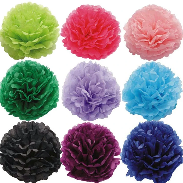 1 шт. большой помпон 12 Дюймов 30 см|kissing ball|tissue paper pom pomspaper poms |