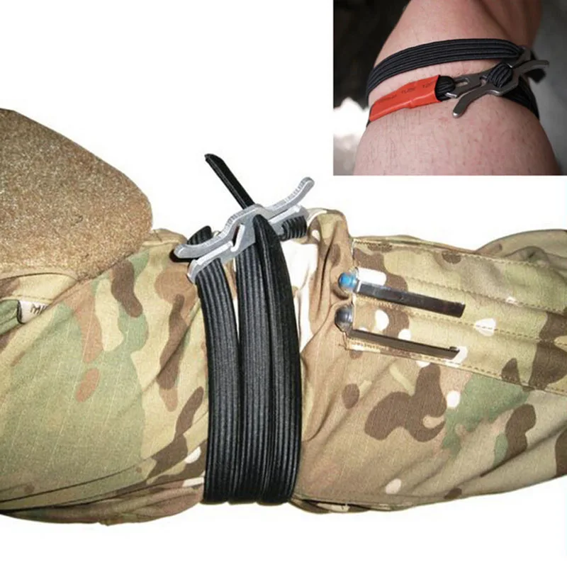 

5Pcs Outdoor Sport Military Tourniquet Fast Safety Ultra-light One-hand Operation Tourniquet Strap Outdoor Survival Gear Tool