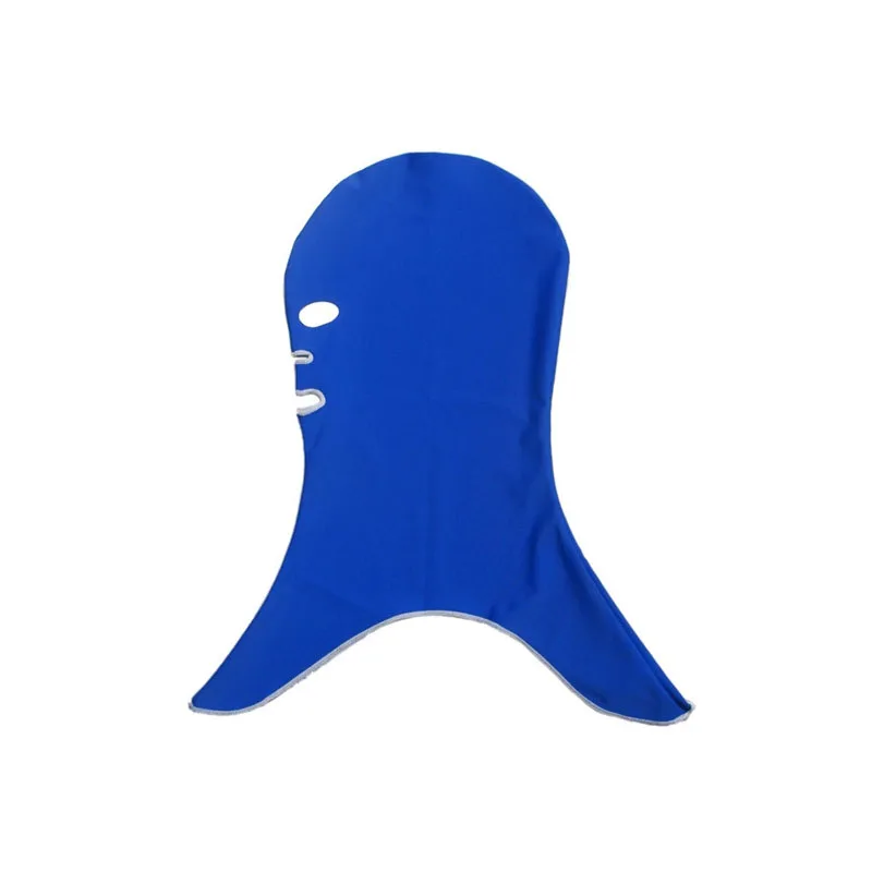 Men Women Swimming Caps Solid Upf50+ Sunscreen Head Ear Long Hair