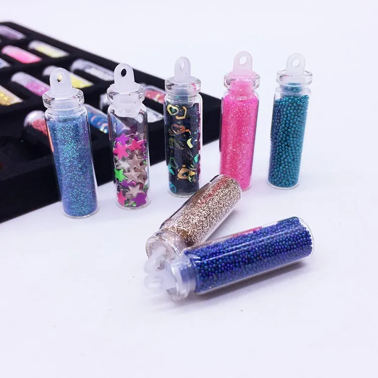 

Slime Accessories DIY Toys Decoration Charms Accessory Kit 48 Pieces Sequins Fluffy Brilliant Toy Box Decoration Play Slime Toys