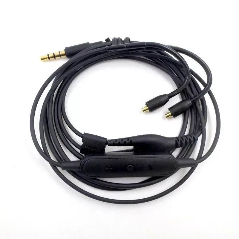 Оригинальный кабель для Shure SE215 535 846 позолоченный провод/кабель наушников