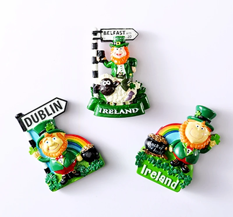 Souvenir Fridge Magnet Dublin Ireland
