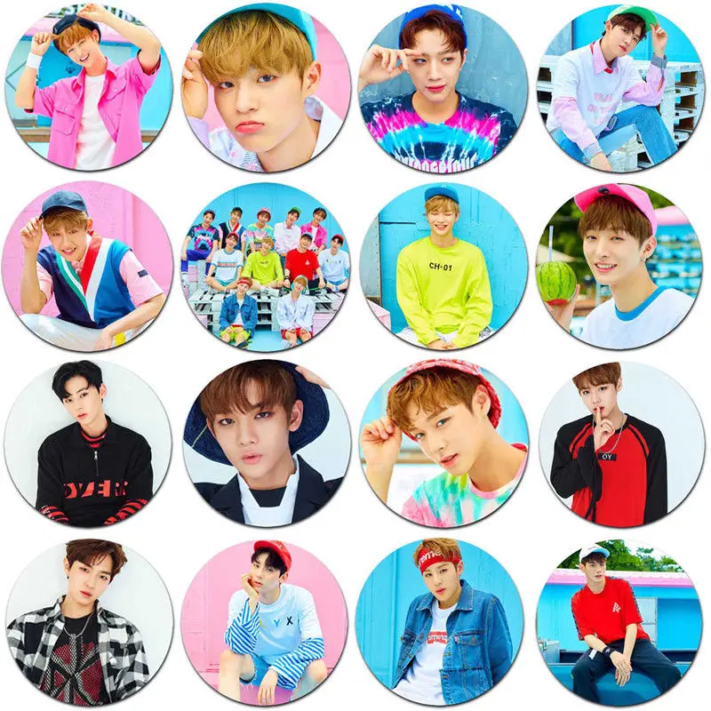 

Kpop WANNA ONE Badge BAE JIN YOUNG KANG DANIEL Pins Brooch HA SUNG WOON