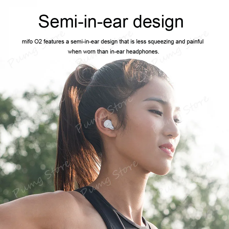 

Mifo Sports Binaural Earphone O2 Stereo Ultra mini invisible Wireless business Earbuds Bluetooth earphones with Mic for driver