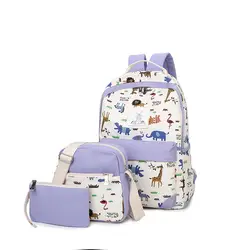 Школьный ранец сумки 3 компл./шт школы ортопедический рюкзак рюкзаки для детей школьная сумка для девочек mochilas escolares infantis