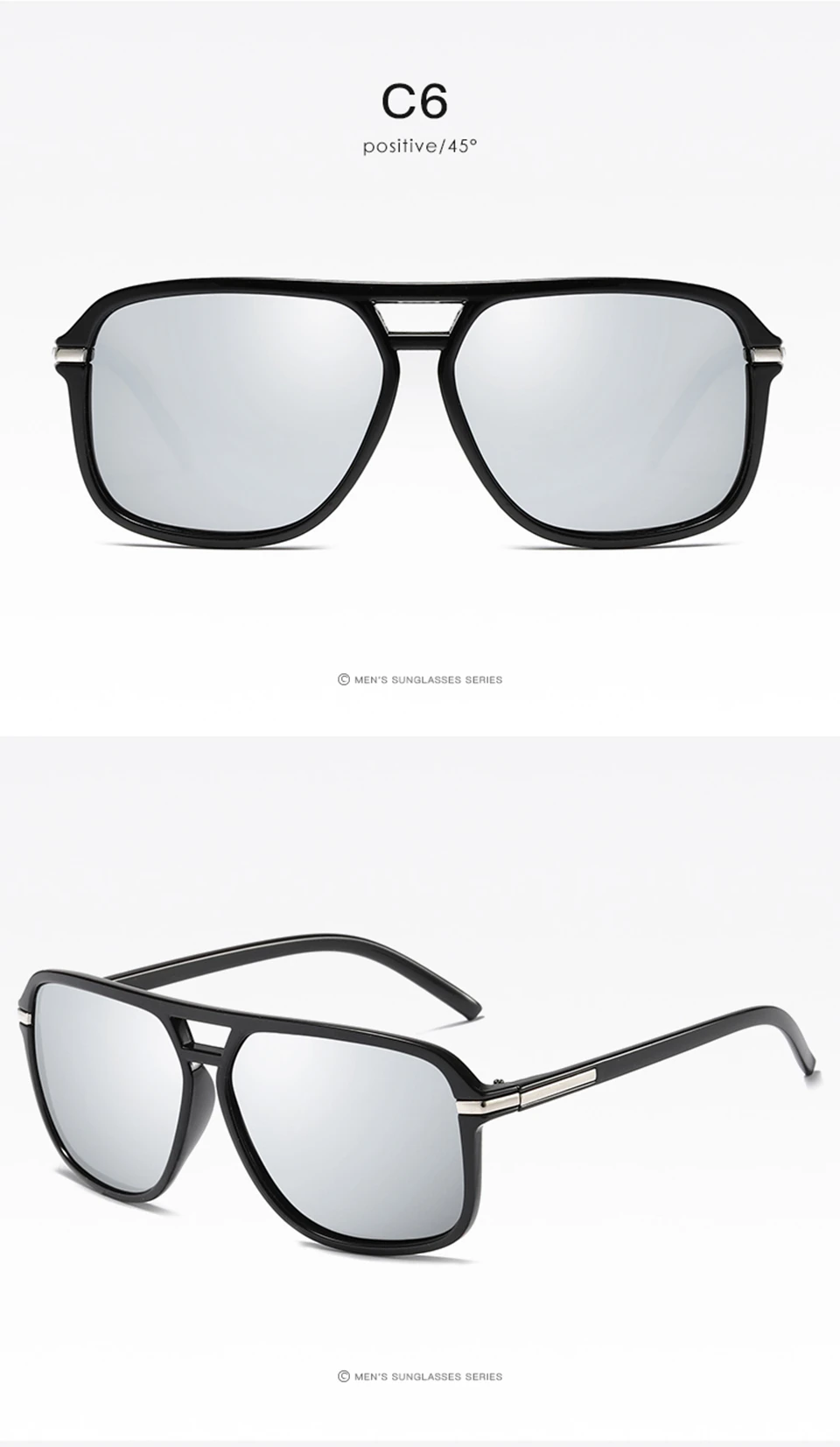HDCRAFTER, квадратные солнцезащитные очки, мужские, поляризационные, зеркальные, солнцезащитные очки для мужчин, uv400, для вождения, мужские солнцезащитные очки
