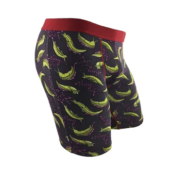 

Distinctive Snails Print Funny Sexy Men's Cotton Boxer Shorts Plus Size Homme Underwear Boxer Long Leg Underpants Breathable 5XL