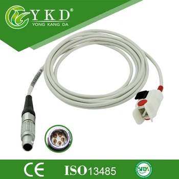 

Patient monitor accessories for CSI metal 5 pins 9ft pediatric finger clip spo2 sensor