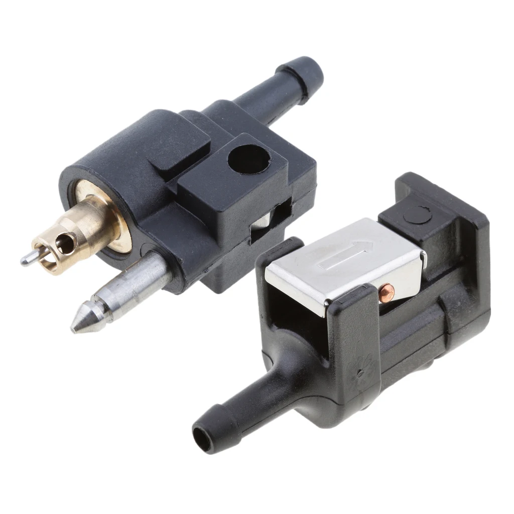 1/4in Male  Auto Car Fuel Line Hose Coupler Quick Release Connect Connector Joint For Yamaha Outboard Motor