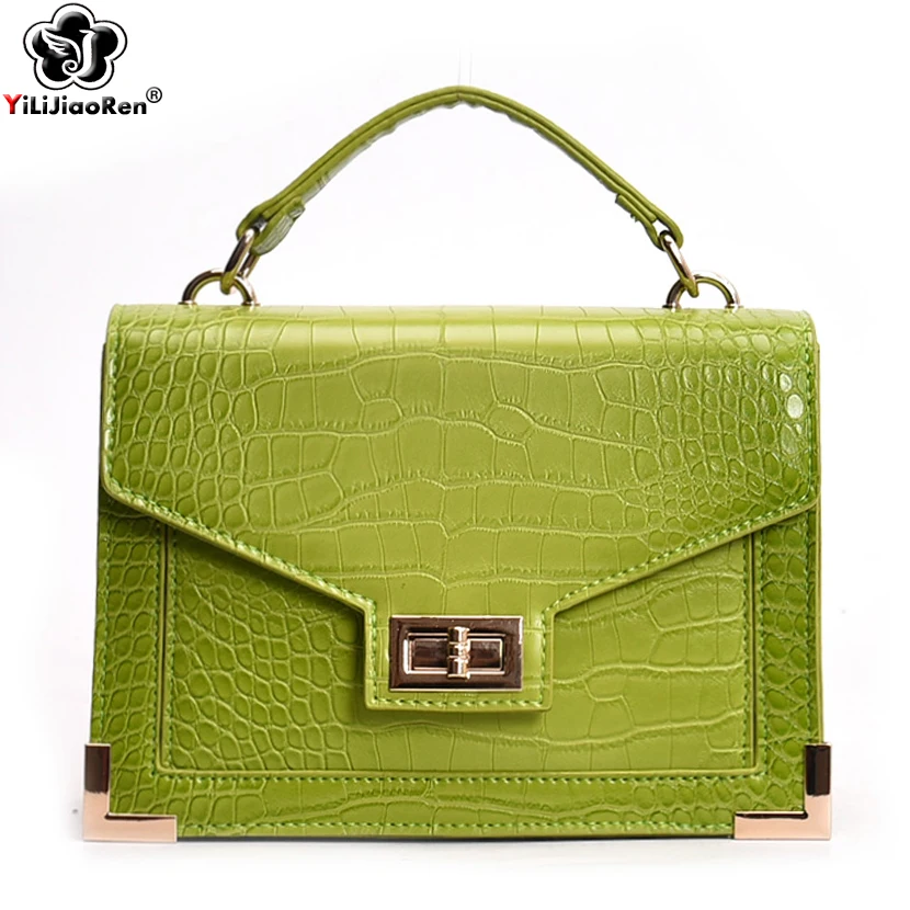 Fashion Crocodile Pattern Ladies Hand Bags Luxury Handbags Women Designer Leather Crossbody For 2019 Clutch Sac huismerk kopen in de aanbieding Fashion Crocodile Pattern Ladies Hand Bags Luxury Handbags Women Designer Leather Crossbody For 2019 Clutch Sac huismerk kopen in de aanbieding