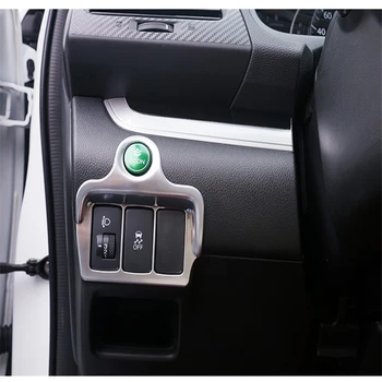 

WELKINRY car auto cover For Honda CRV CR-V 2012 2013 2014 2015 2016 ABS chrome front head lamp light adjustment button knob trim