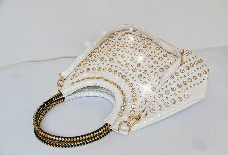 Роскошные модные женские сумки с бриллиантами, лакированная кожа, женская сумка на плечо, белые стразы, сумка через плечо