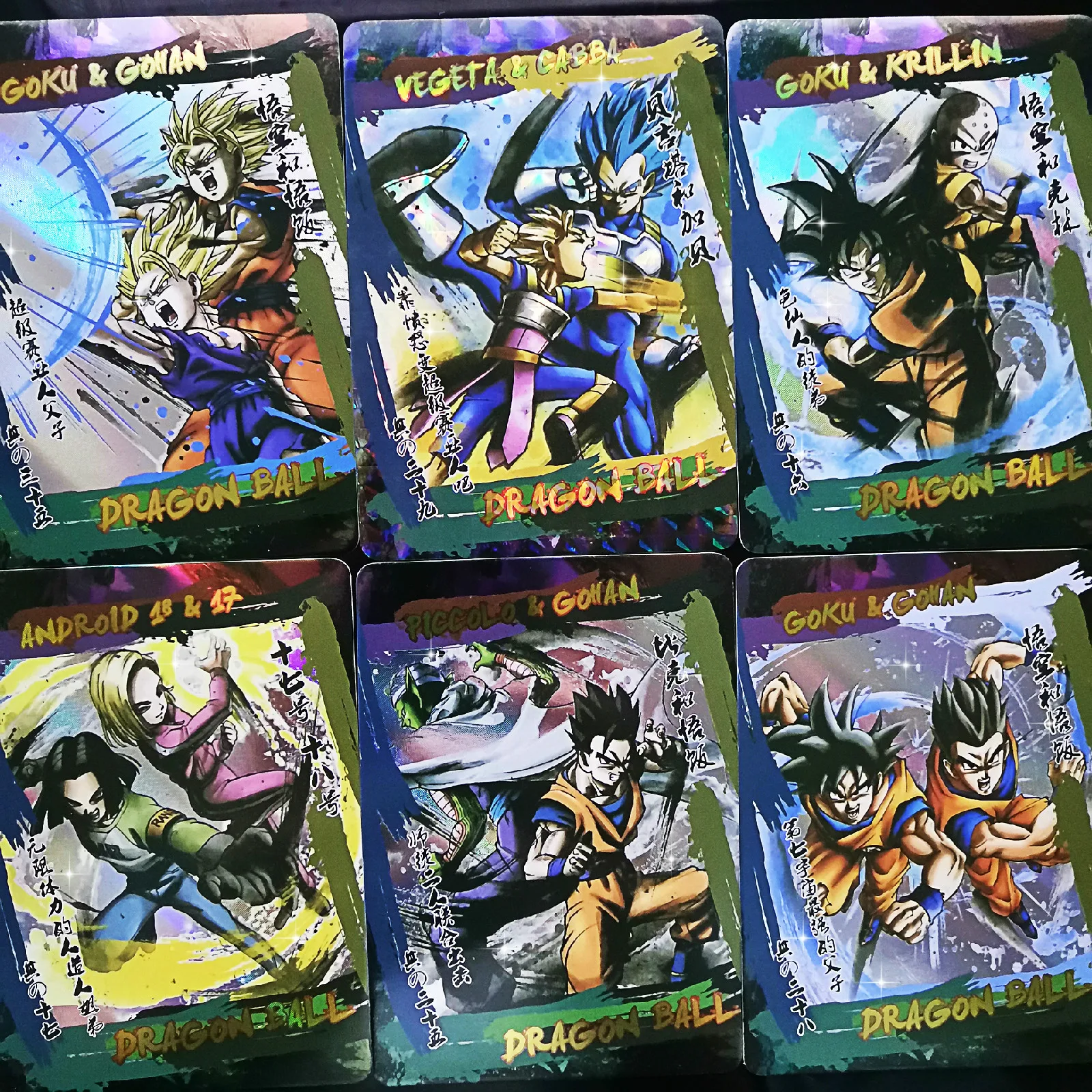 42 шт./компл. супер Dragon Ball-Z чернила Стиль героев карточной ультра инстинкт игрушки Goku Коллекционные вещи игровая коллекция карт