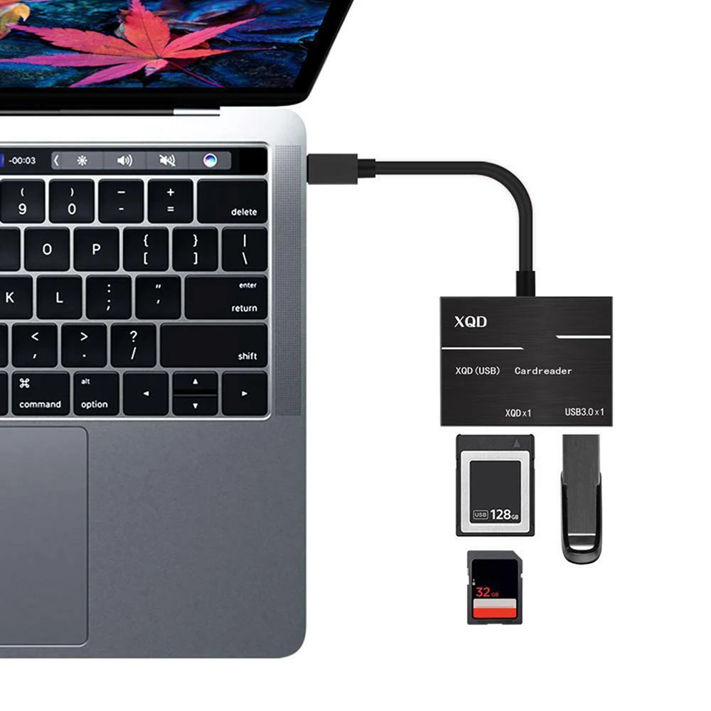 USB 3,0 тип-c USB-C для XQD карты SD мульти карты памяти считыватель высокоскоростной для камеры Адаптер совместим с USB3.0/2,0