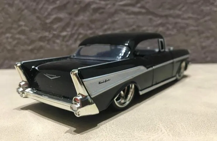 Высокая Имитация 1957 Chevrolet Bel Air модель автомобиля 1:32 Сплав оттягивать назад Ретро автомобили литья под давлением металлическая Игрушечная модель