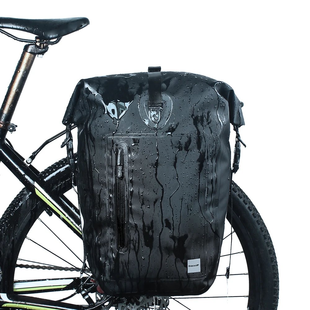 

25L Waterproof Bike Bicycle Rear Rack Pannier Bag Cycling Rear Seat Bag Shoulder Rear Rack Bag Bicycle Accessories