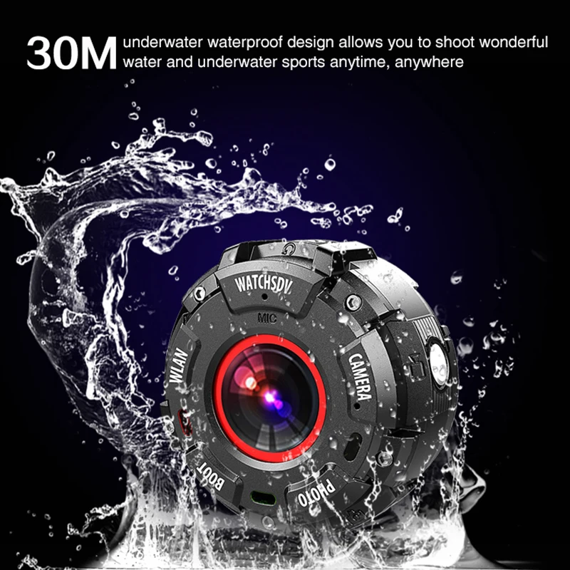 

Summer Diving camera S222 Baby Monitor Sport smart watch with wifi Surveillance Camera 900mAh Night Version Two-way Audio P2P