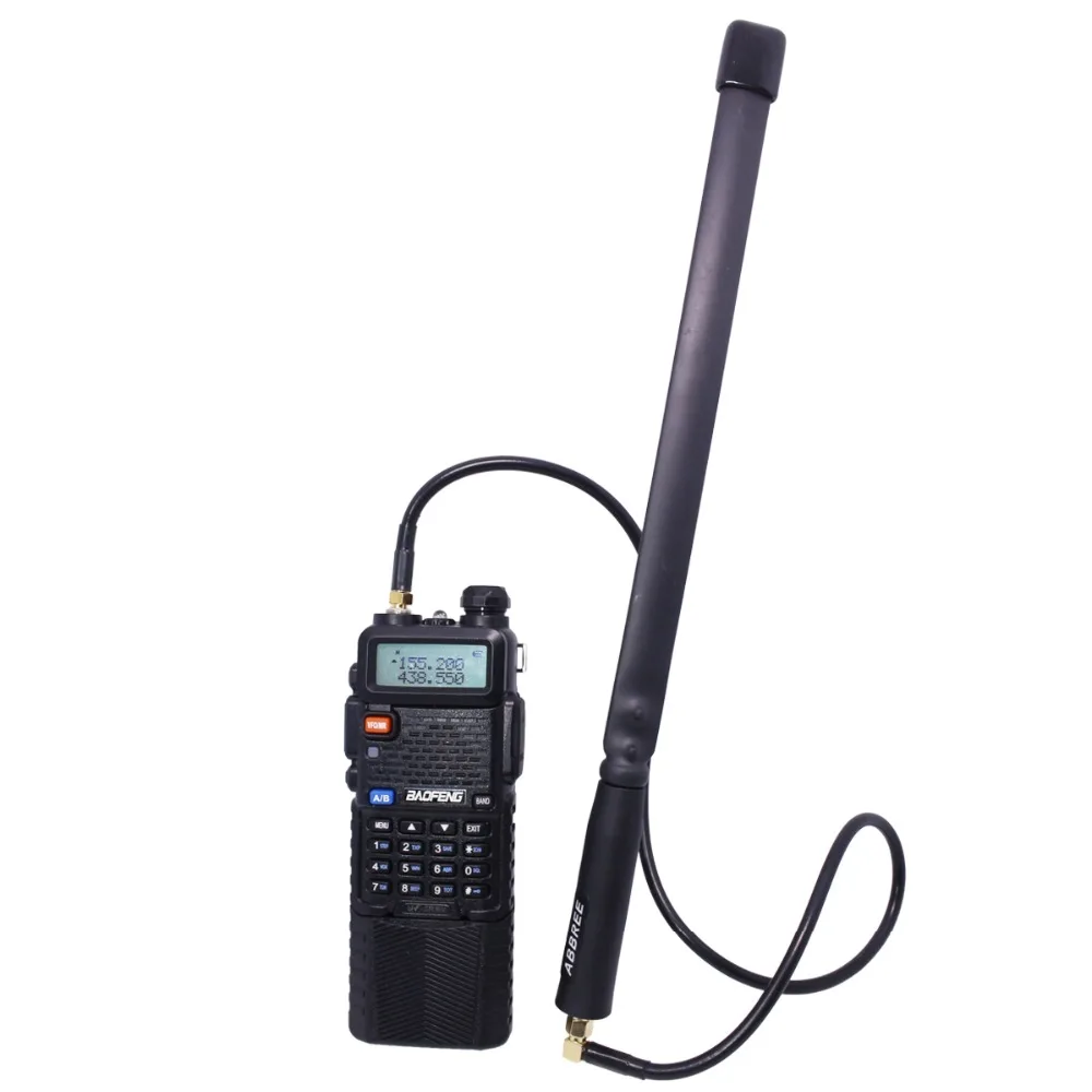 

ABBREE AR-152 AR-148 Tactical Antenna SMA-Female Coaxial Extend Cable Extend Cable for Baofeng UV-5R UV-82 UV-9R Walkie Talkie