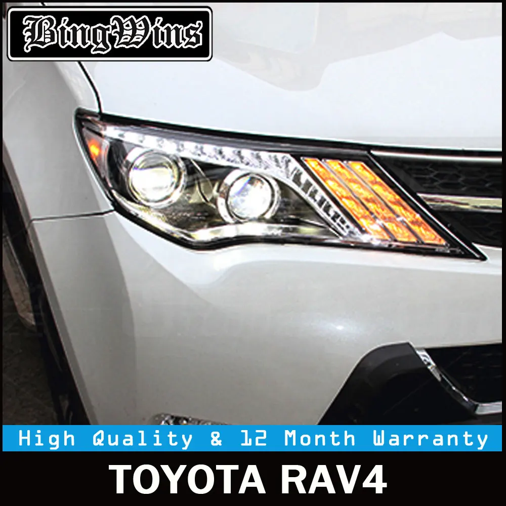 BEINGWINS Head lamp for Toyota RAV4 Headlights 2014 2015 RAV 4 LED