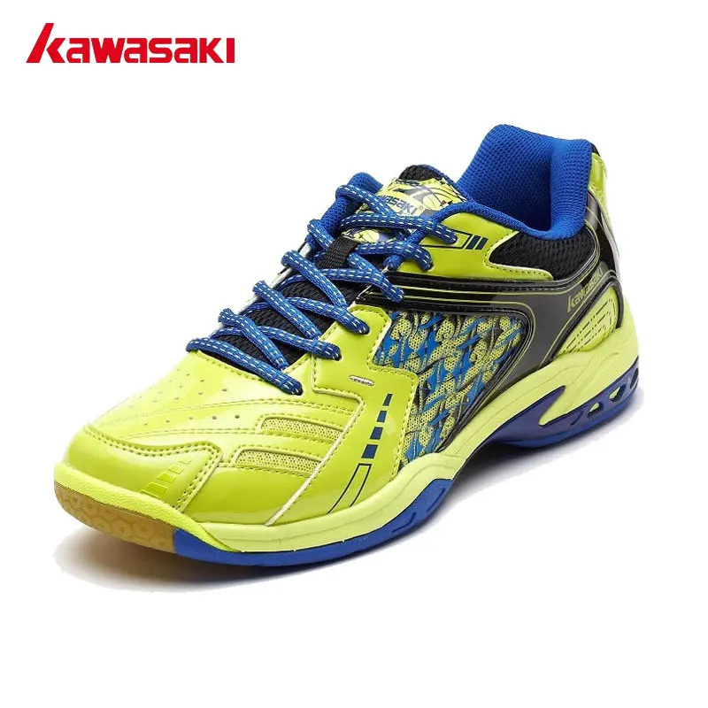 

Kawasaki Brand Men's Professional Badminton Shoes Breathable Light Sneakers Anti-Slippery Lace-Up Training Sport Shoes K-336