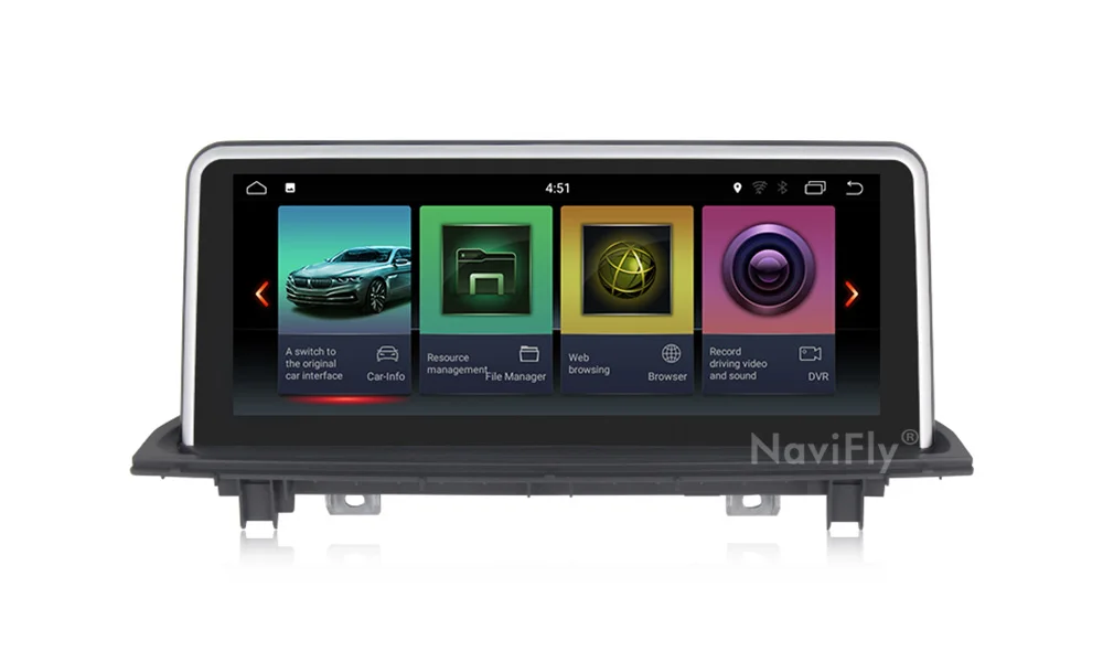 Cheap ID6 Android 7.1 quad core 2G+32G car multimedia player for BMW X1 F48 2016 2017 Original car NBT system IPS screen gps system 7