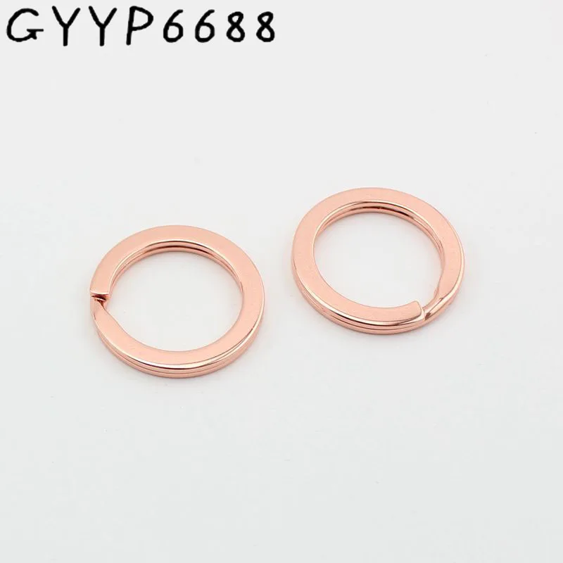 

30-100pcs Rose gold 23mm Wholesale Car key ring Luggage Hardware Accessories o ring for bags