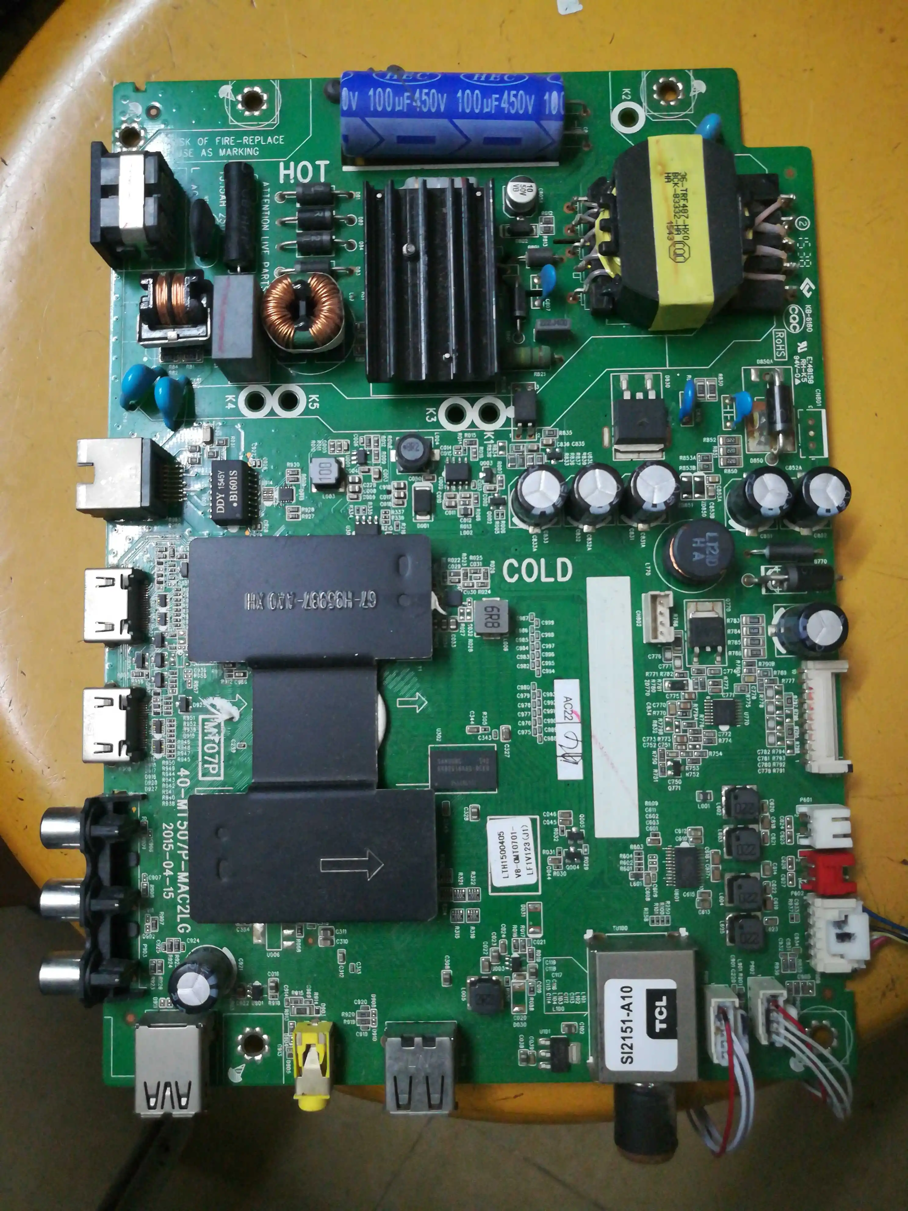 L40F3800A материнская плата 40-MT507P-MAA2LG Экран LVF400SS0T