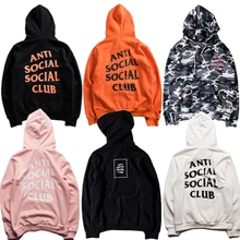 Camo anti sozialen social club neue mode männer hoodies qualität marke clothing hip-hop 100% baumwolle harajuku tops sweatshirt
