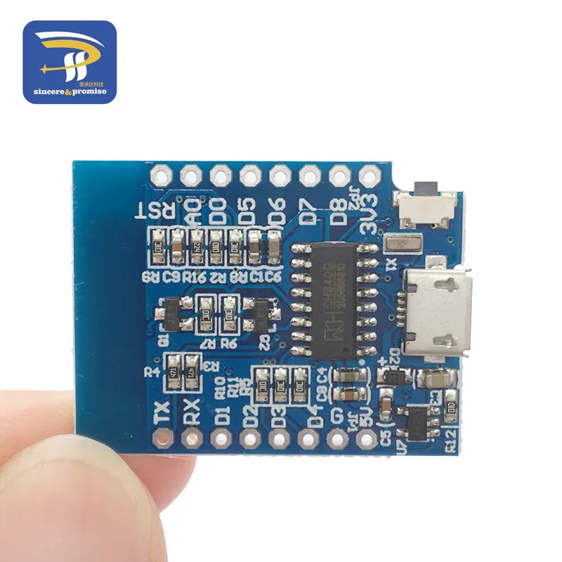 ESP8266 ESP-12 ESP12 WeMos D1 Мини-модуль Wemos D1 Мини WiFi макетная плата Micro USB 3,3 В на основе ESP-8266EX 11 цифровых контактов