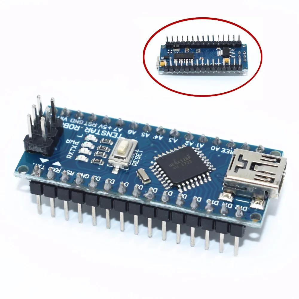 

10PCS TENSTAR ROBOT Nano 3.0 controller CH340 USB driver NO CABLE NANO V3.0 ATMEGA328P