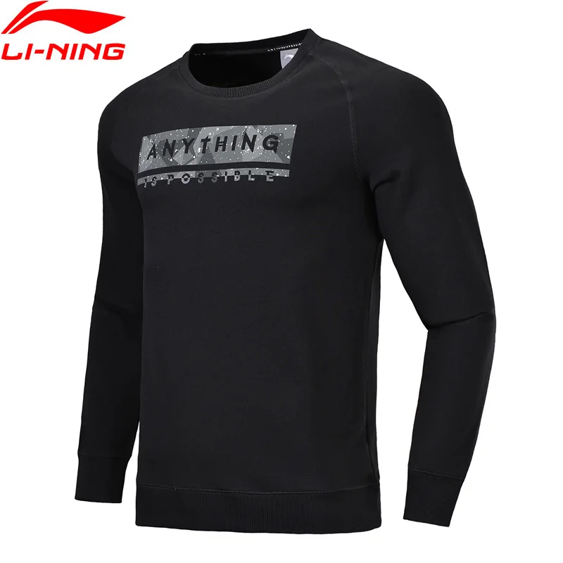 

Li-Ning Men The Trend Po Knit Sweater 73% Cotton 27% Polyester Regular Fit LiNing Comfort Sport Tops AWDN033 MWW1387