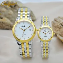 Onlyou Brand Fashion Quartz Watches Women Men Business Wrist Watch With Diamond Sapphire Crystal Mirror Ladies