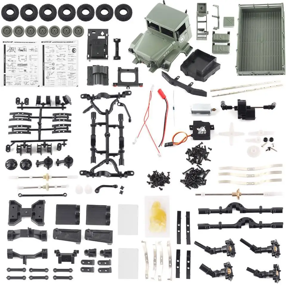 RBR/C WPL B16K 1/16 пульт дистанционного управления военный грузовик 6 Привод внедорожный пульт дистанционного управления автомобильный пульт дистанционного управления модификация автомобиля