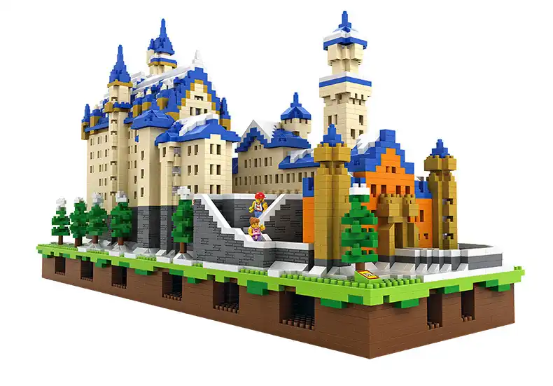 Loz Diamant Blocs Architecture Jouets Schloss Neuschwanstein Chateau Modele New Swan Pierre Chateau Blocs De Jeu De Construction Jeu De Construction Blocs De Constructionloz Architecture Aliexpress