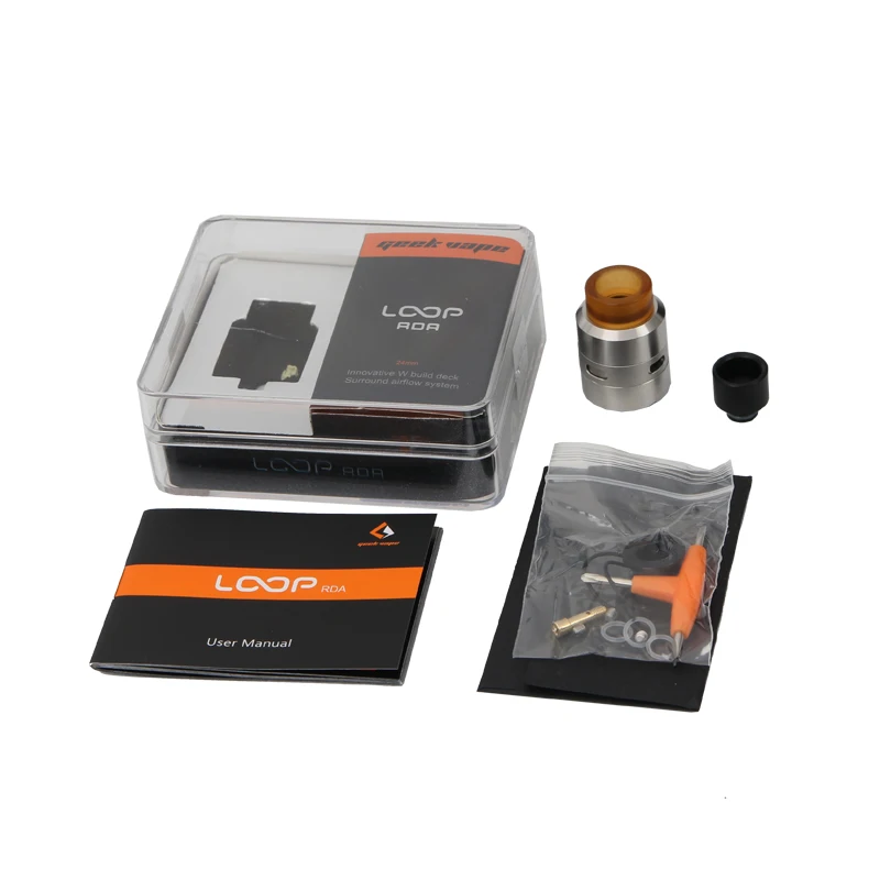Оригинальный бак Geekvape Loop RDA 24 мм с объемным потоком воздуха атомайзер W образной