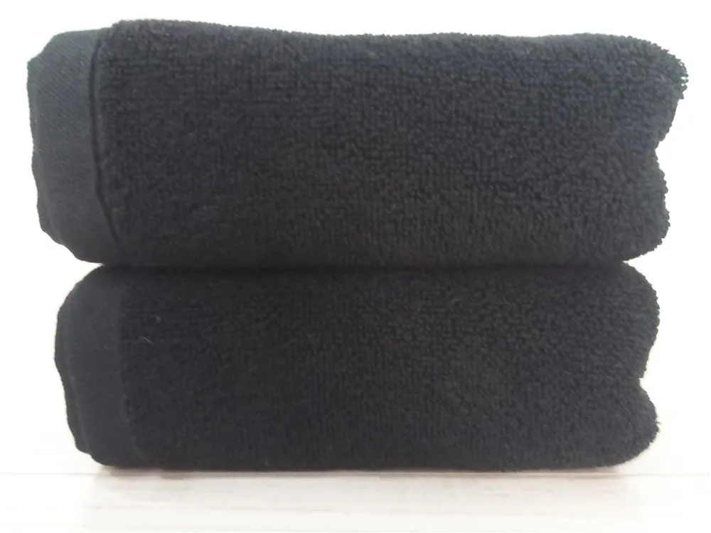 3 шт./компл., мягкое роскошное хлопковое однотонное полотенце для банного полотенца черный комплект, 1 шт., банное полотенце, 2 шт., комплекты гостиничных полотенец