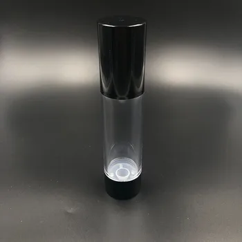 

500pcs 50ML Classic Black Vacuum Airless Pump Bottle Cosmetic Essence Oil Lotion packing Refillable Bottle
