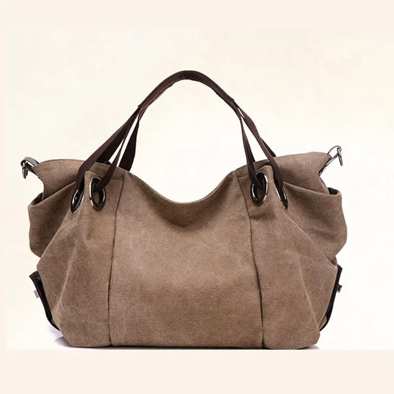New Fashion Canvas Bag Women Handbag Luxury Handbags Female Bags Designer Solid Lady Top-Handle Bag Muti-Function Crossbody Bag fashion male top handle bag solid color canvas bags blue men s handbag brown tote bag for man and boy multifunction handbags
