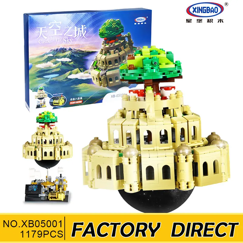 

XingBao 05001 1179Pcs Genuine Creative MOC Series The City in The Sky Set Children Educational Building Blocks Bricks Model Gift