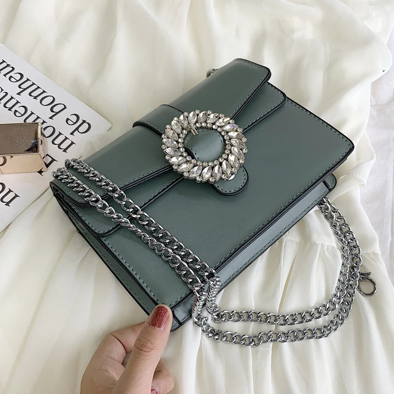 Elegant Female Flap Square Bag 2019 New Quality Pu Leather Womens Designer Handbag Diamond Lock Chain Shoulder Messenger huismerk kopen in de aanbieding Elegant Female Flap Square Bag 2019 New Quality Pu Leather Womens Designer Handbag Diamond Lock Chain Shoulder Messenger huismerk kopen in de aanbieding
